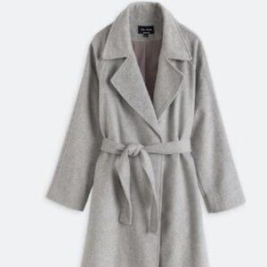 Eden Society Gray Wool Blend Coat Women's XL